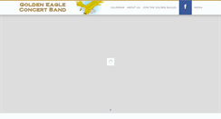 Desktop Screenshot of goldeneagleconcertband.org