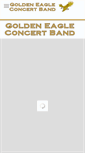 Mobile Screenshot of goldeneagleconcertband.org